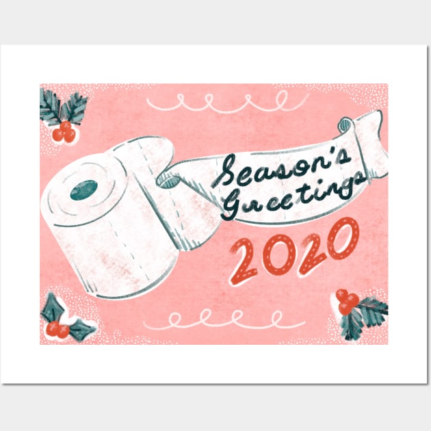 Season’s Greetings 2020 Wall Art by Fluffymafi